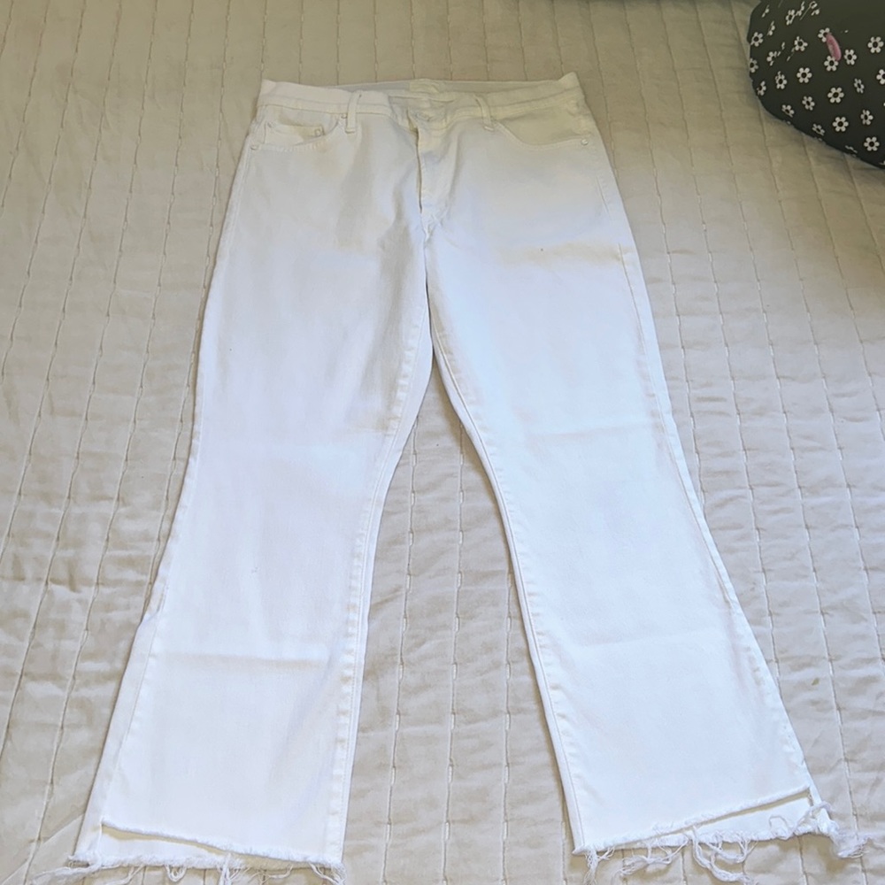 MOTHER INSIDER CROP STEP FRAY